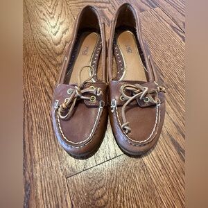 Sperry brown Skimmer Leather Boat Shoes